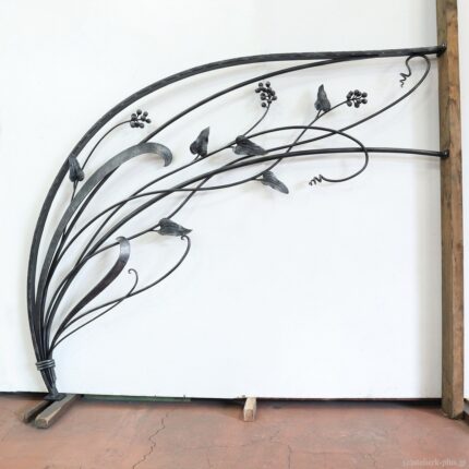 ロートアイアンの階段手摺【イタリアンベリー】