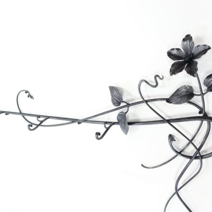 ロートアイアンのコート掛け【クレマチス】