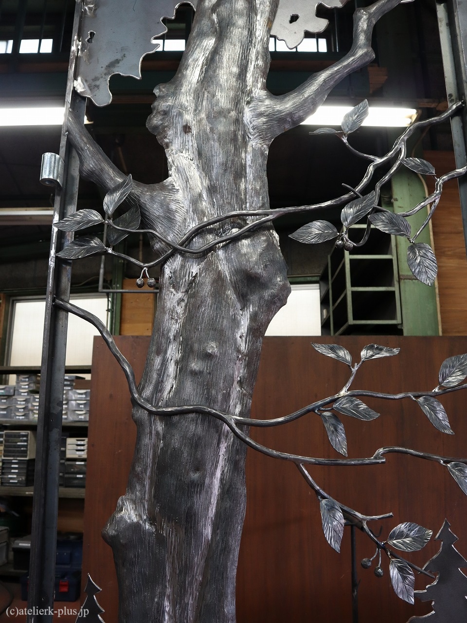 ロートアイアンの門扉