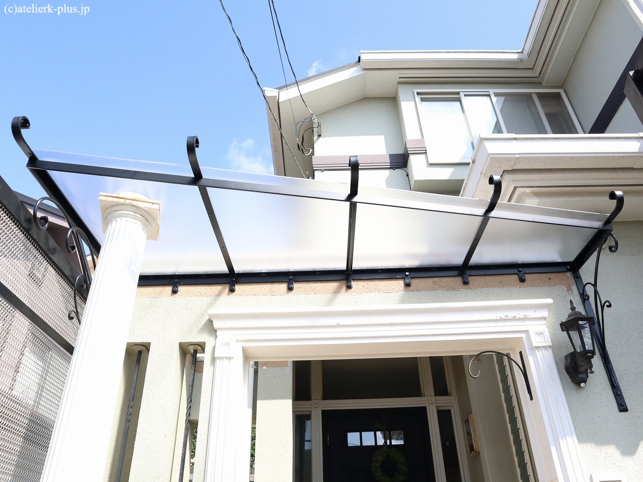 ロートアイアンの庇