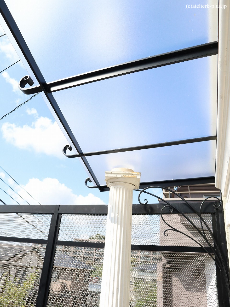 ロートアイアンの庇