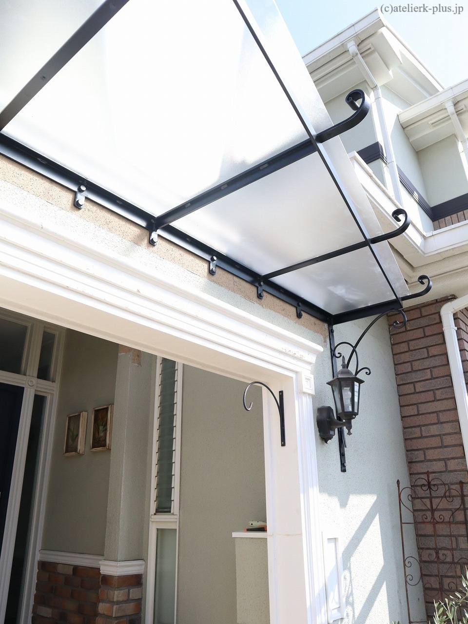 ロートアイアンの庇