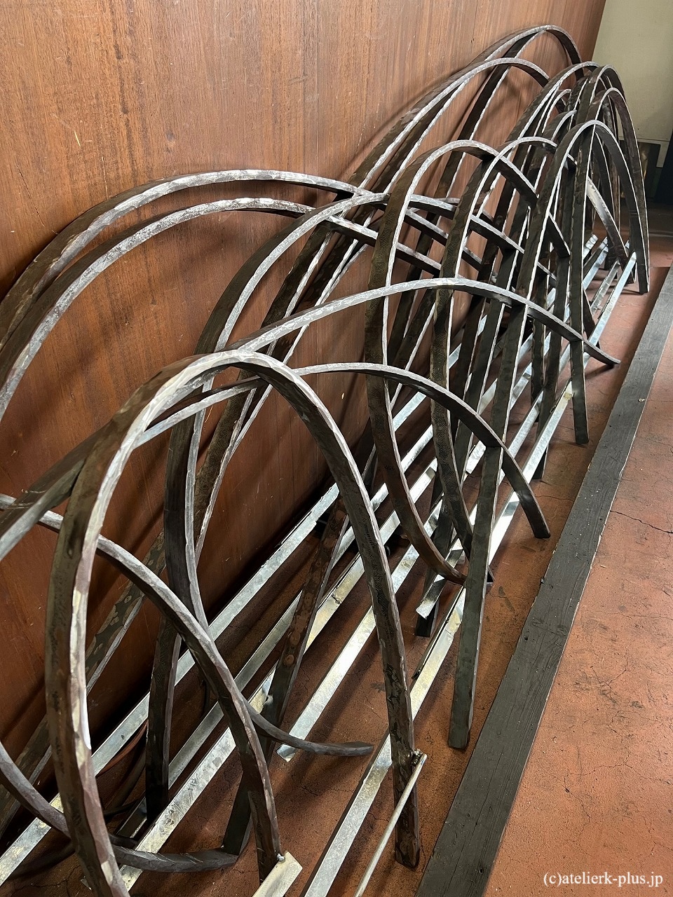 ロートアイアンのフェンス