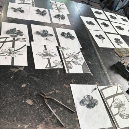 ロートアイアン門扉