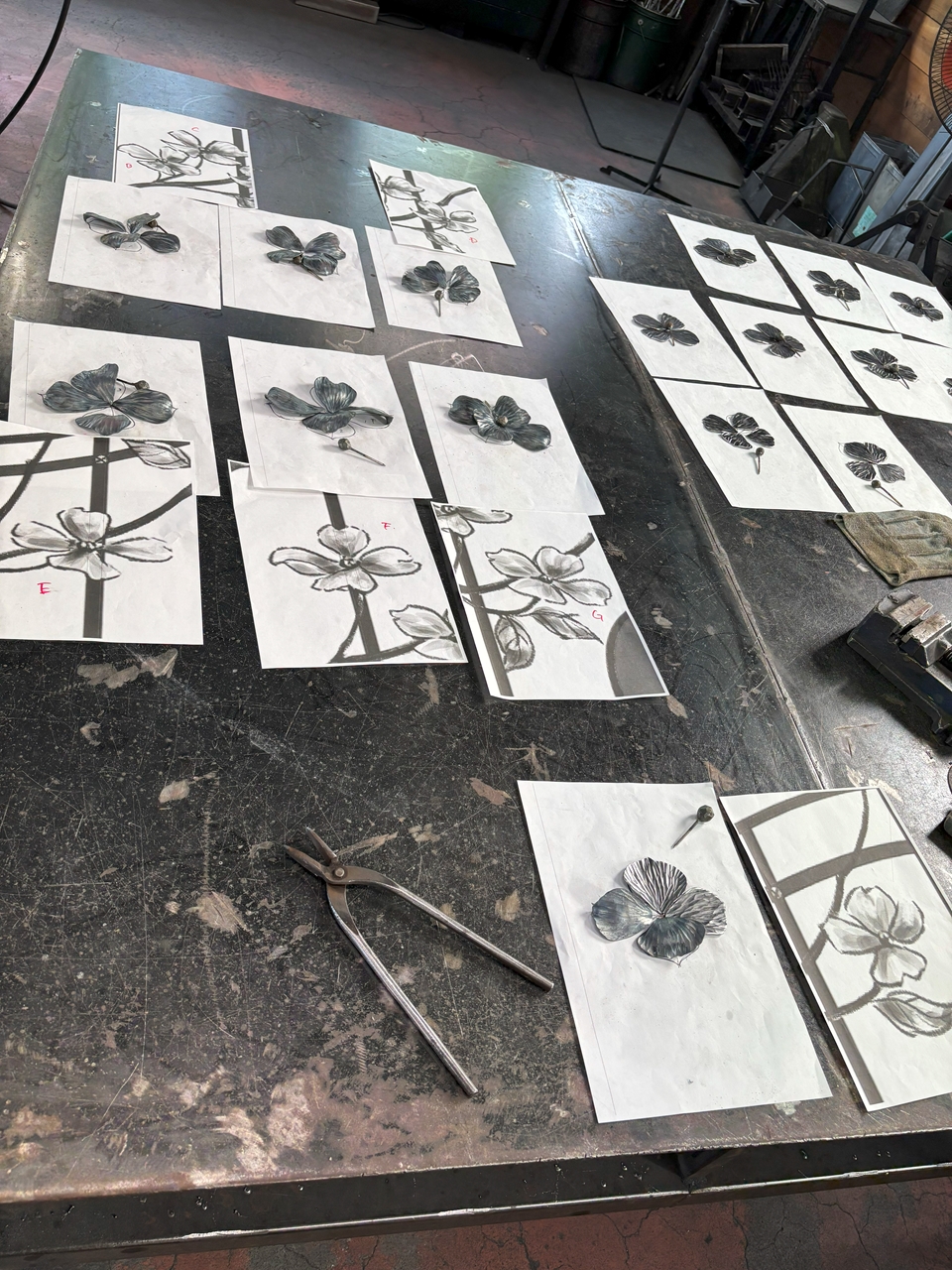 ロートアイアン門扉