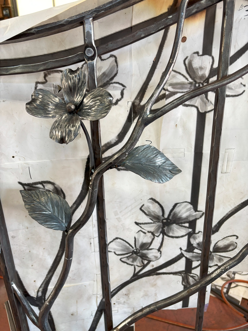 ロートアイアン門扉