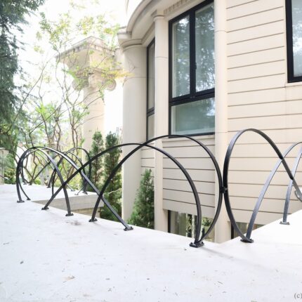 ロートアイアンのフェンス