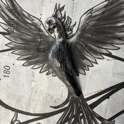 ロートアイアンの門扉【鳳凰】