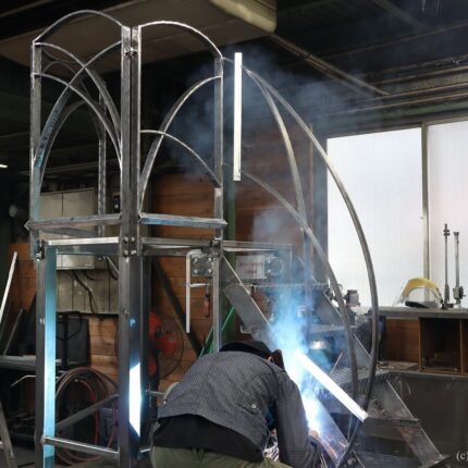 ロートアイアンのステップ