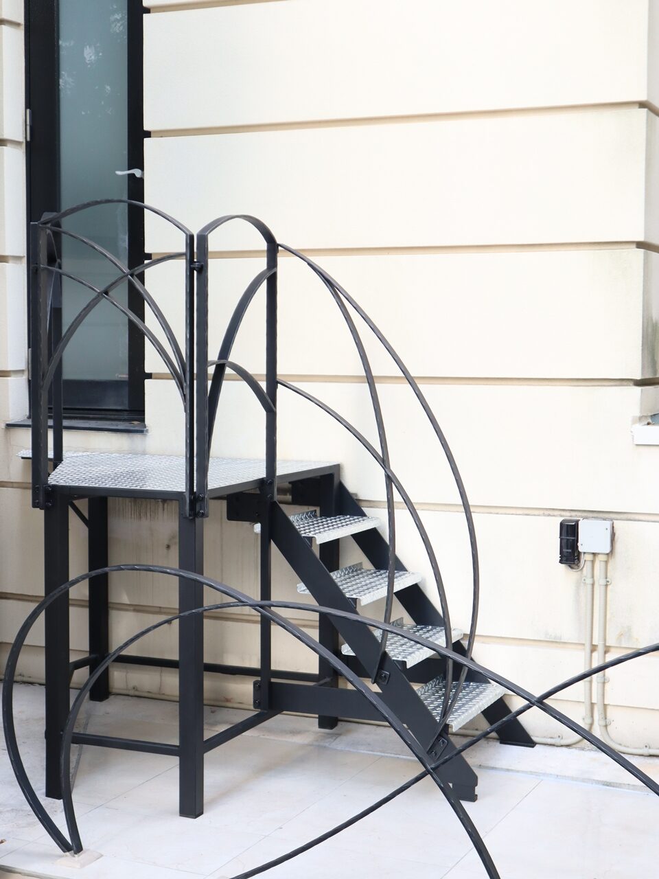 ロートアイアンのステップ