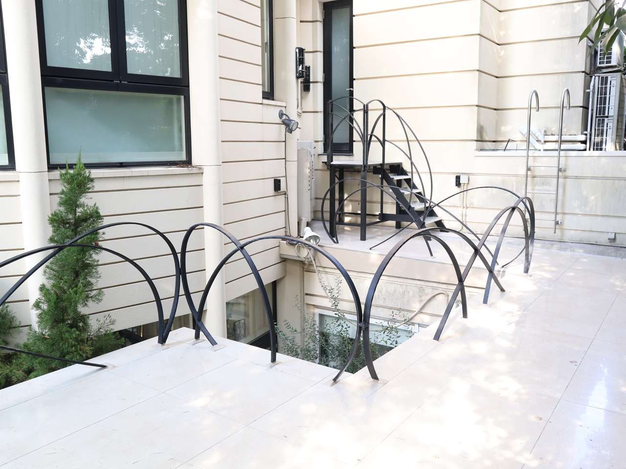 ロートアイアンのステップ