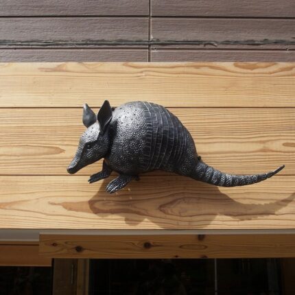 ロートアイアンのウォールデコ【アルマジロ】