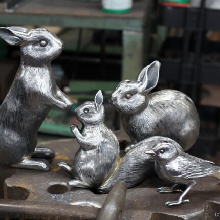 ロートアイアンの動物たち